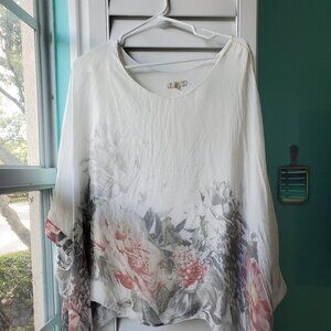 Guisy, Made In Italy, Silk Shirt, Size L